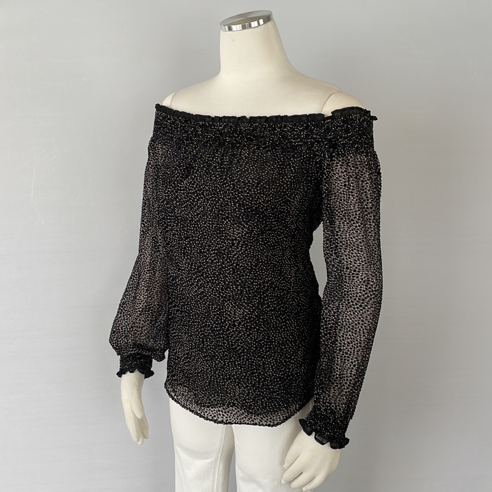 NWT WHBM Off the shoulder blouse XS - Picture 10 of 16